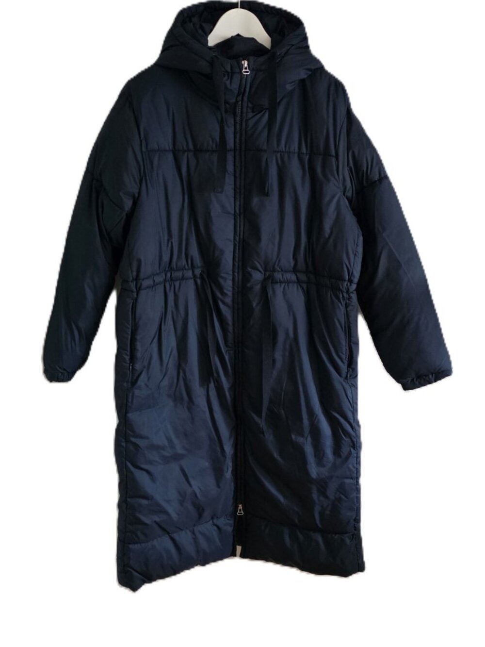 Weekday Ally navy blue puffer S fits L XL oversized